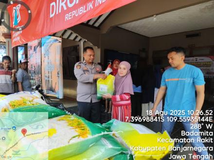 STABILISASI HARGA PANGAN, POLSEK RAKIT GELAR PROGRAM PANGAN MURAH
